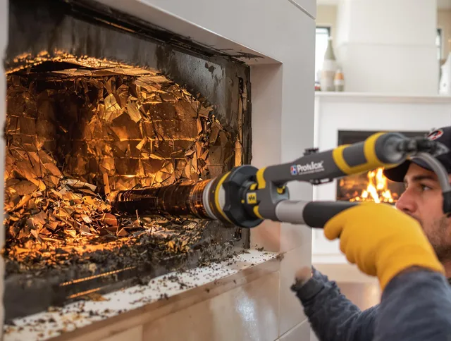 Professional chimney cleaning by Raynham Chimney Sweep in Raynham, MA