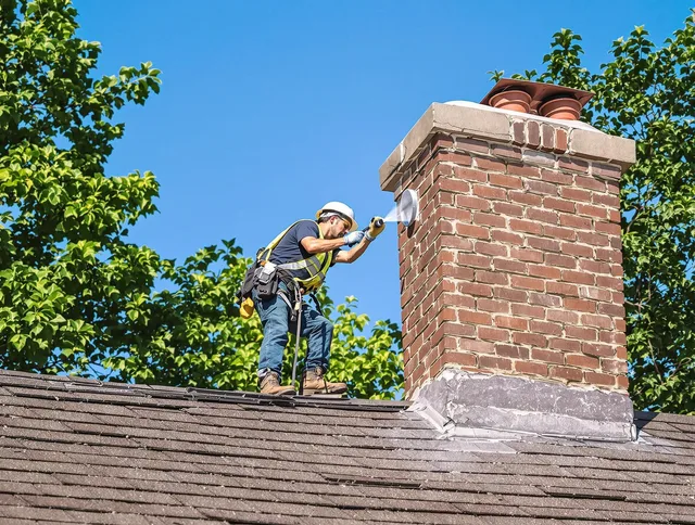 Raynham Chimney Sweep performing an inspection with advanced tools in Raynham, MA