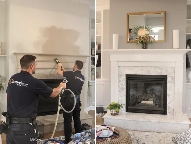 Professional soot removal by Raynham Chimney Sweep team in Raynham, MA